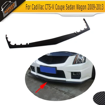 

Black PU Front Lip Spoiler car Front bumper lip For Cadillac CTS-V Coupe Sedan Wagon 2009-2013