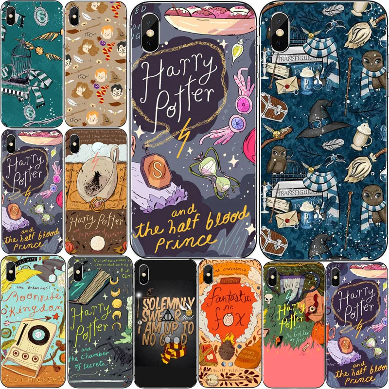 

Caso para o iphone 4 Harry Potter Caso de telefone silicone macio TPU para iPhone 6 5 Mais 7 Mais 8 Mais X Fundas Coque Capa