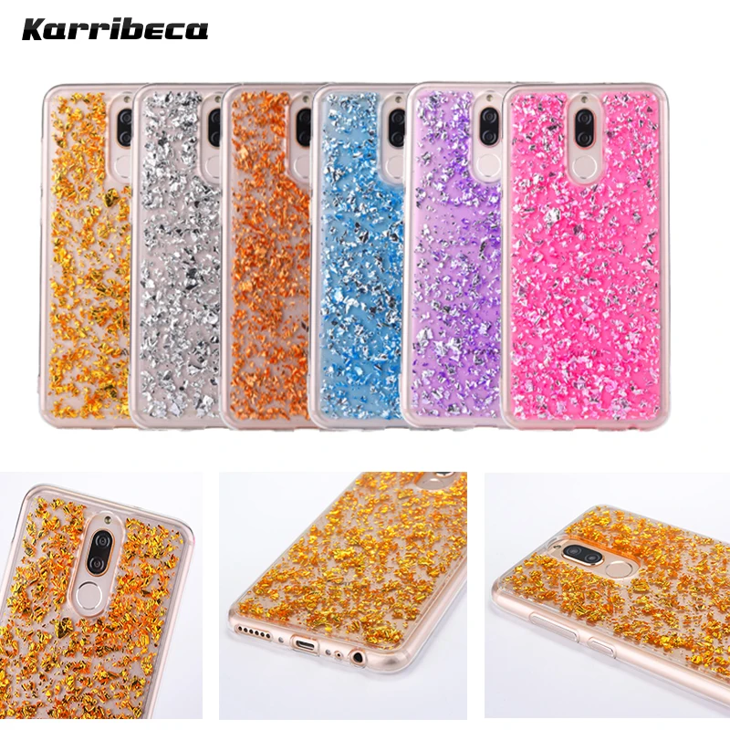 glitter flake case huawei mate 10 lite nova 2i (1)