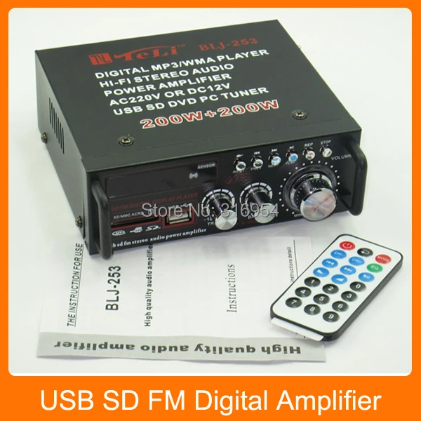TeLi BLJ 253 Professional Hi Fi Mini Amplifier Support USB