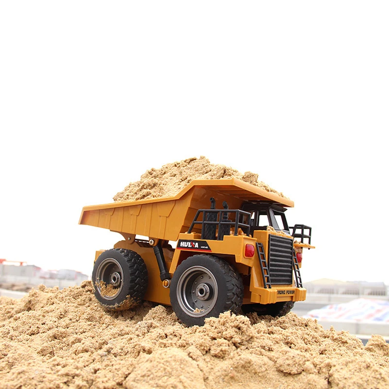 

RC Car Alloy Engineering Vehicles Remote Control Toys Car Electric Remote Dump Truck Excavator RC Toys LED Searchlight
