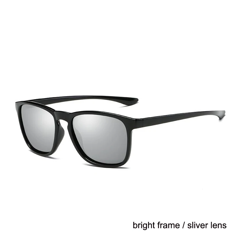 DOKLY новые 2019 зеркальные цветные поляризованные солнцезащитные очки, мужские солнцезащитные очки Серебристые линзы Gafas de sol UV400