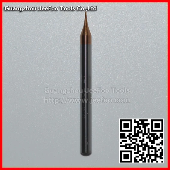 

MA-0.6mm imported tungsten steel four flutes drill bits with coating/ flat end mill bit