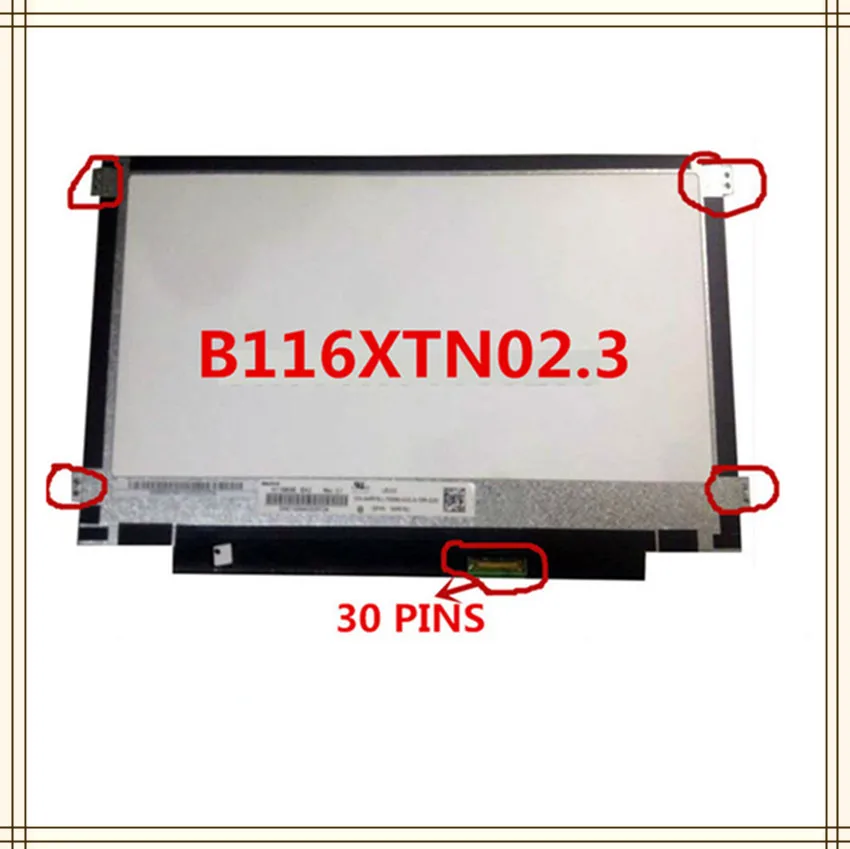 

11.6" WXGA HD LED LCD Screen 30PIN eDP N116BGE-EB2 NT116WHM N21 B116XTN01.0 N116BGE-EA2 N116BGE-E42 For acer E3-112 Laptop