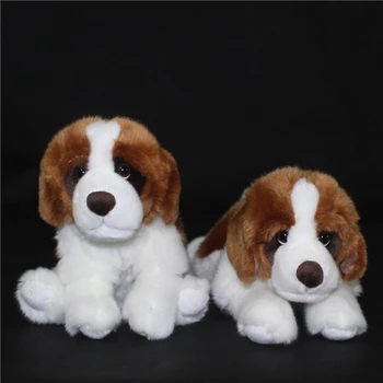 

Lovely Kids Toys St. Bernard Doll Plush Toy Alpine Search And Rescue Dog Lying Dogs Child Birthday Gift