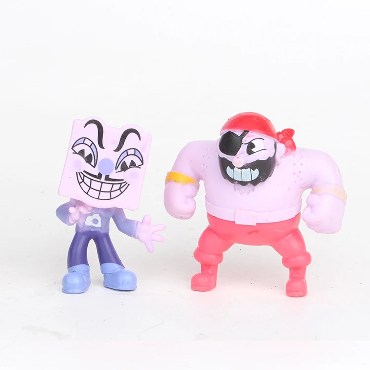 12 шт./компл. г жа чаша дьявол Boss король Dice ПВХ игрушка фигурку Cuphead Mughead рисунок для