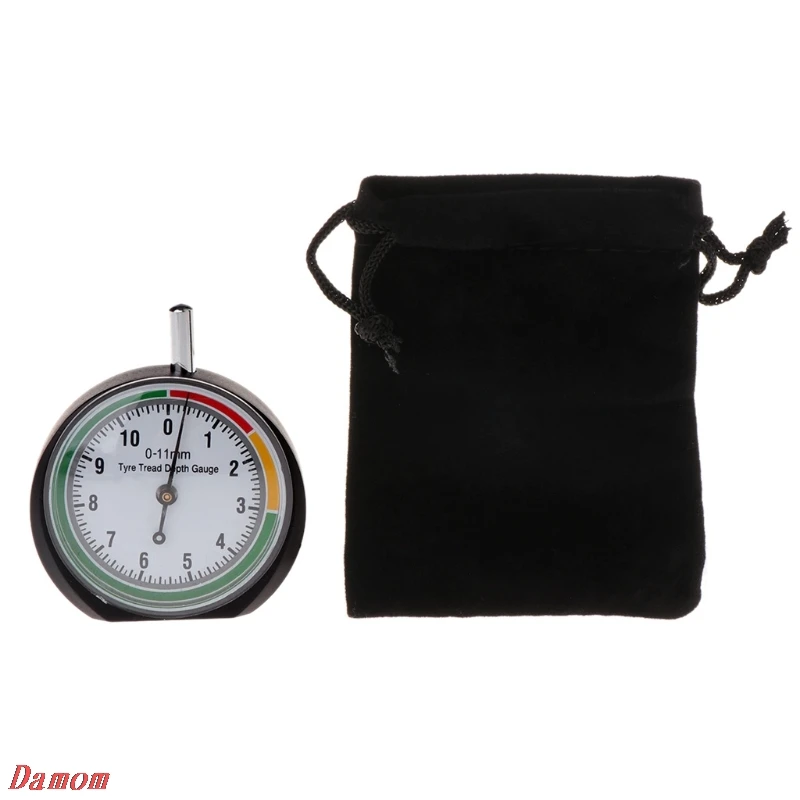 

2018 New Car Tyre Tread Depth Gauge Trucks Van Tire Pointer Monitor Measure Device Tool