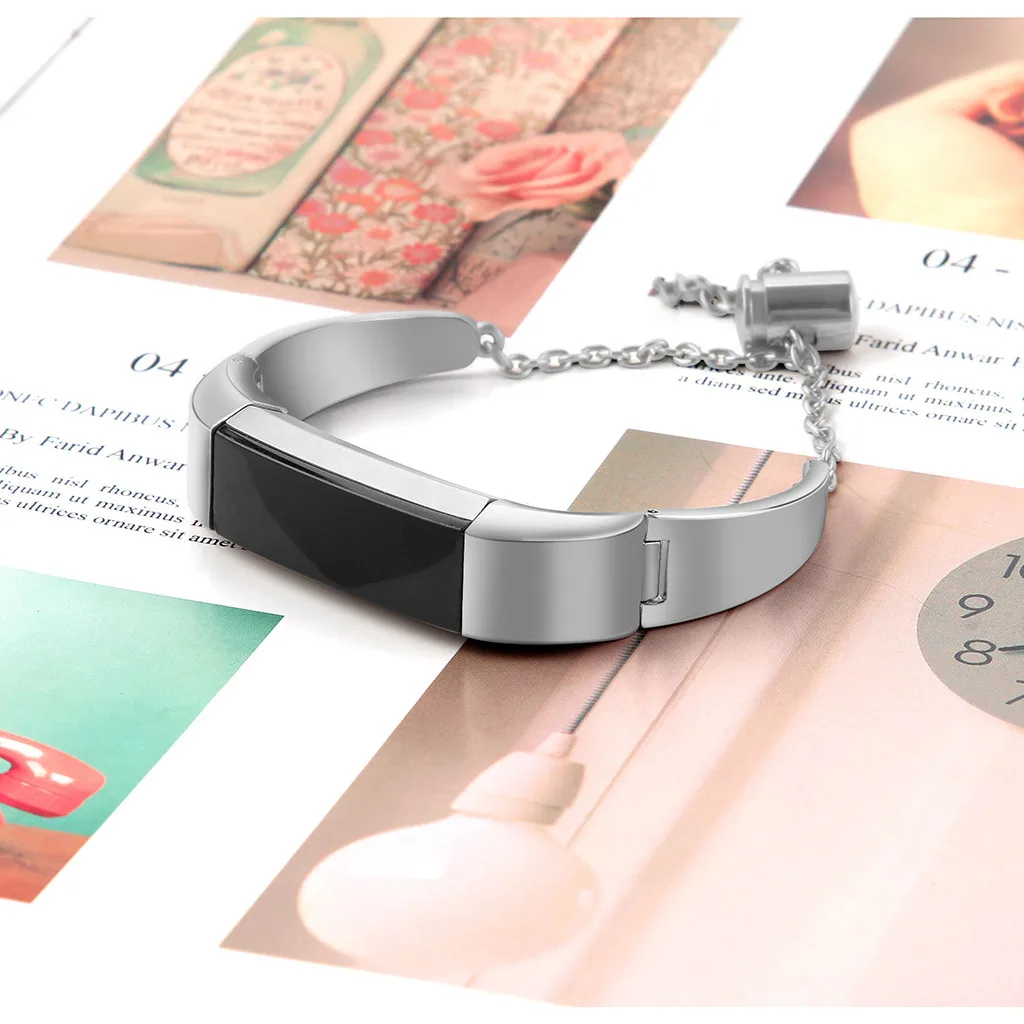 Модные роскошные женские ремешки для часов Fitbit Alta/Alta HR металлические наручные