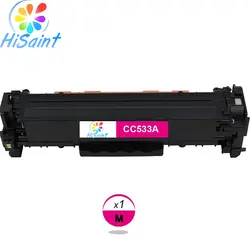 Hisaint Пурпурный тонер-картридж дешевые для HP cc533a 304A (Magenta1-Pack) для HP CP2020/CP2025/CM2320 лазерный принтер