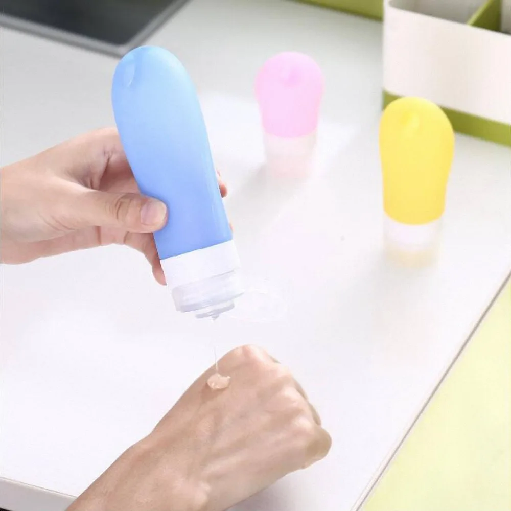 Kinds 3in1 Set Silicone Portable Soap Dispensers Travel Liquid Sub-bottling Tool Kinds 3in1 Set Silicone Portable Soap Dispensers Travel Liquid Sub-bottling Tool