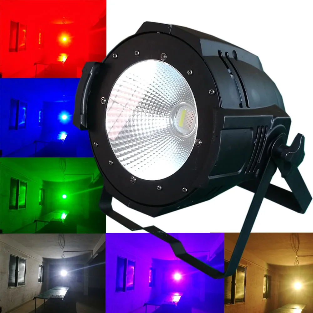 new rgbw 100w cob full color led par light 4 in 1 strobe 4 par led lights