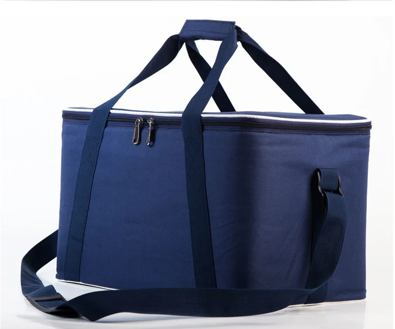 ZYJ Outdoor Cans Picnic Cooler Bag Takeout Warmer Food Thermal Car Ice Insulation Storage Shoulder Lunch Tote Box Cool Bag Pack (14)