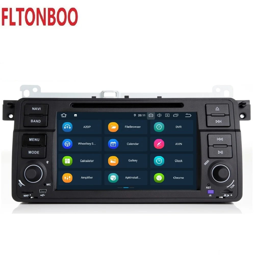 " Android 9 для BMW E46 M3 автомобильный gps-навигатор, px5, Wifi, 3g, ram 4 Гб rom 64 ГБ, Восьмиядерный, сенсорный экран, рулевое колесо, canbus