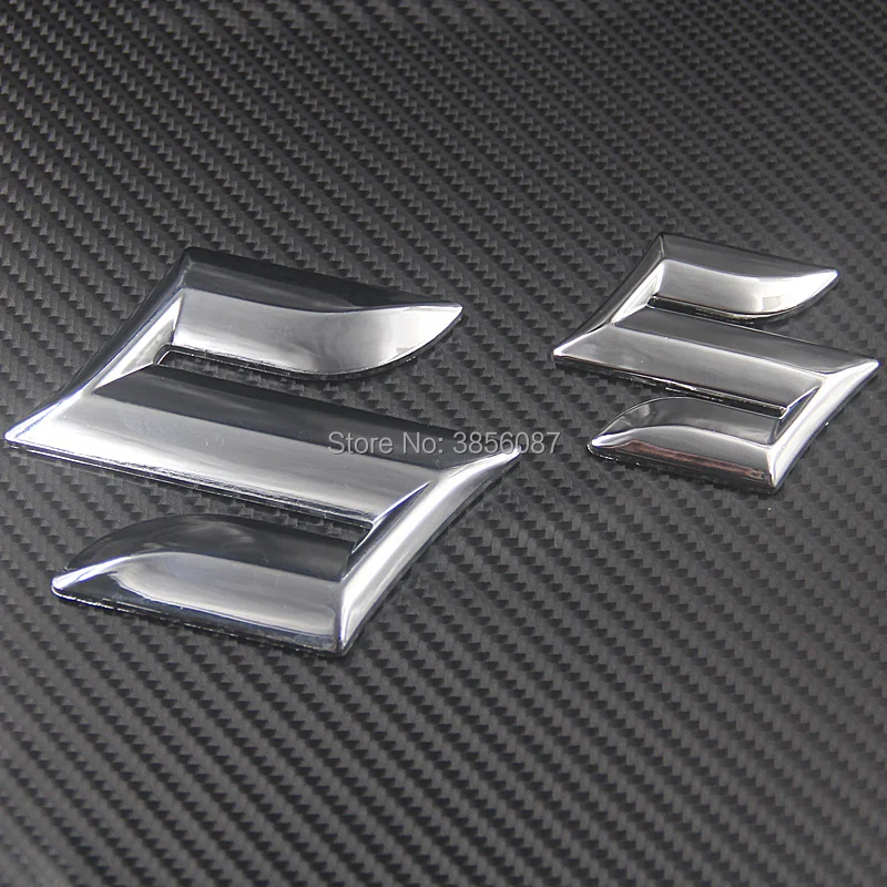 

FASP car & Motorcycle Emblem Badge Decal 3d Tank Wheel Logo "s" Sticker Supreme ABS Material For Suzuki