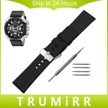Top couche Véritable Bracelet En Cuir 1:1 que L’original pour Diesel DZ hommes Femmes Montre Bracelet Bande Bracelet 20mm 24mm 26mm 28mm