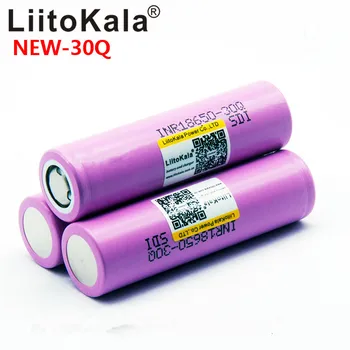 

Litokala original 18650 3000 mAh battery INR18650 30Q 20A discharge rechargeable lithium ion