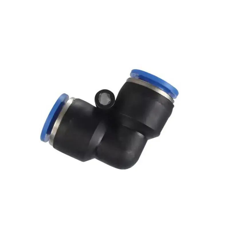 

PV-6 Plastic Pneumatic Quick Connector Joint Double Elbow One-Touch Element 6mm to 6mm Push In L Type Pipe Fitting Parts