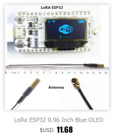 868 МГц/915 МГц LoRa ESP32 OLED Wifi SX1276 модуль IOT макетная плата с антенной для Arduino электронный Diy комплект PCB
