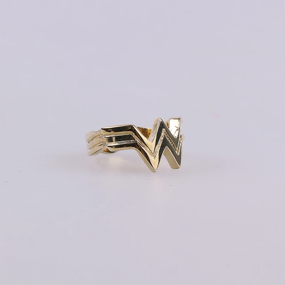 2017 Movie Wonder Woman Superhero Diana Prince Leather Headgear Metal Badge Rings  Cosplay Bronze Crown Band Headgear Woman (5)
