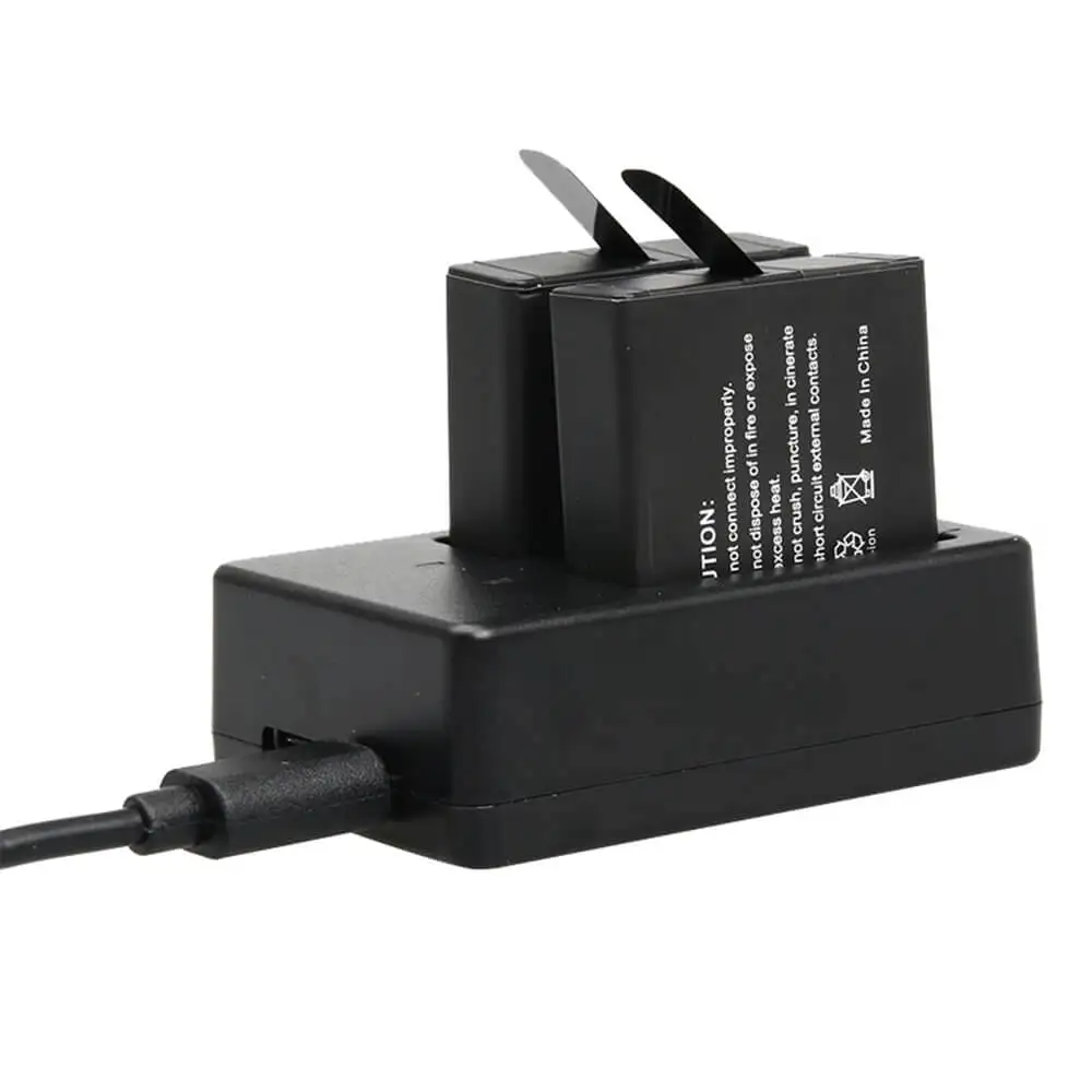 

Dual Battery Charger For GoPro Hero5/Hero6+2PCS AHDBT-501 AHDBT501 Battery Pack For GoPro Hero 5 GoPro Hero 6 Black Accessories