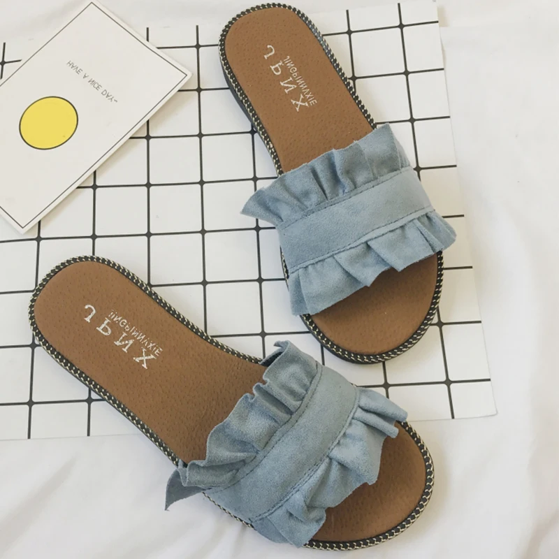 

Women Slippers Summer Bedroom Indoor Home Slippers Cloth Flat badslippers Flip Flops Slides Women Shoes pantufa zapatillas mujer
