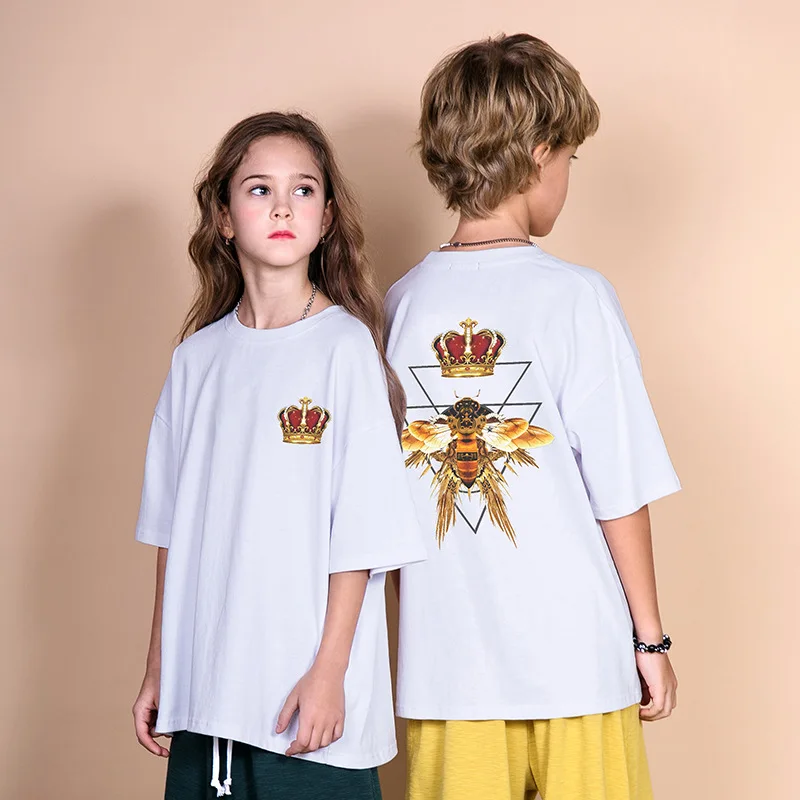 

Children Printed T Shirts Toddler Boys Girls Hip Hop 2019 New Summer Streetwear Tops T-shirt Kids Fashion Casual Tshirts Costume