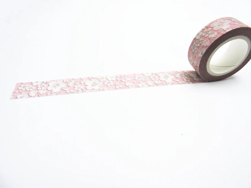 

2016 New Printing Washi Tape Office Adhesive Scrapbooking Tools Kawaii Decorative Great Christmas Cute Gift Pink Sakura