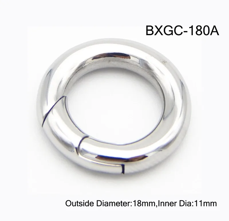 18 мм 15 мм круглое кольцо из нержавеющей стали Пружинные застежки ювелирные аксессуары для изготовления браслета ожерелья 20 шт./лот BXGC-180
