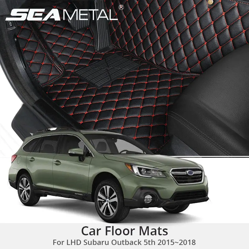 Для LHD Subaru Outback 5th Gen 2018 2017 2016 2015 автомобильные коврики на заказ авто Интерьер