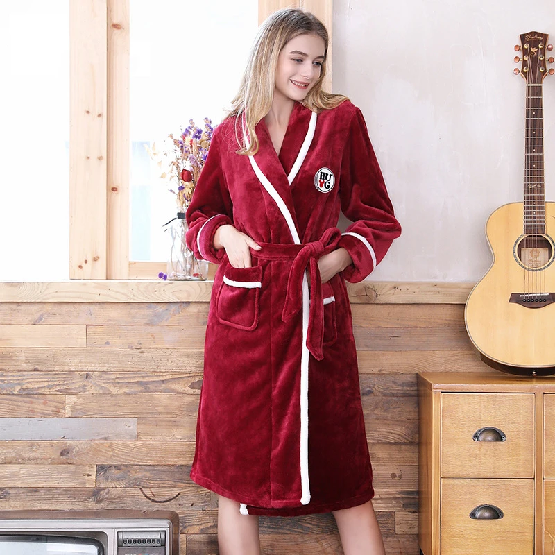women winter flannel robes (2)