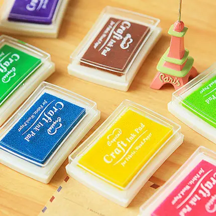 Hot-Chic-Child-Craft-Oil-Based-DIY-Ink-Pad-for-Rubber-Stamps-Fabric-Wood-Paper-Scrapbooking