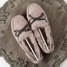 MIYAGINA/ женская обувь с натуральным мехом; мокасины; Лоферы для мам; мягкая обувь из натуральной кожи на плоской подошве для отдыха; женская повседневная обувь для вождения