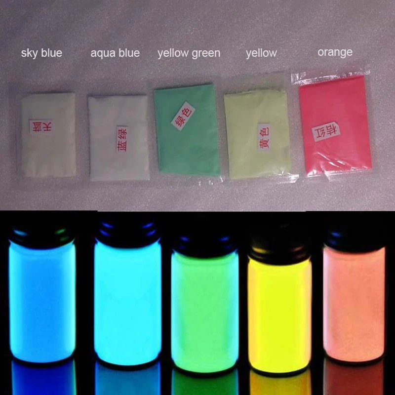 

Super bright UV Reactive / glow in the dark ultra fine powder 0.7 Oz / Pack, Ideal For Car Painting