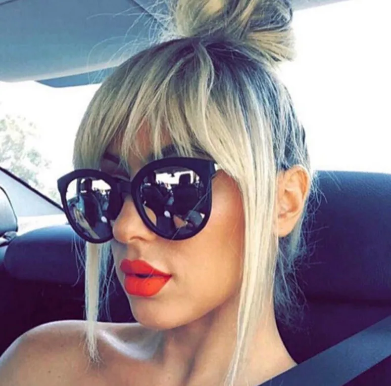 Luxury High Quality Cat Eye Sunglasses Women Brand Designer 2017 Retro Sun Glasses For Women Lady Sunglass Female Mirror Glasses (1)