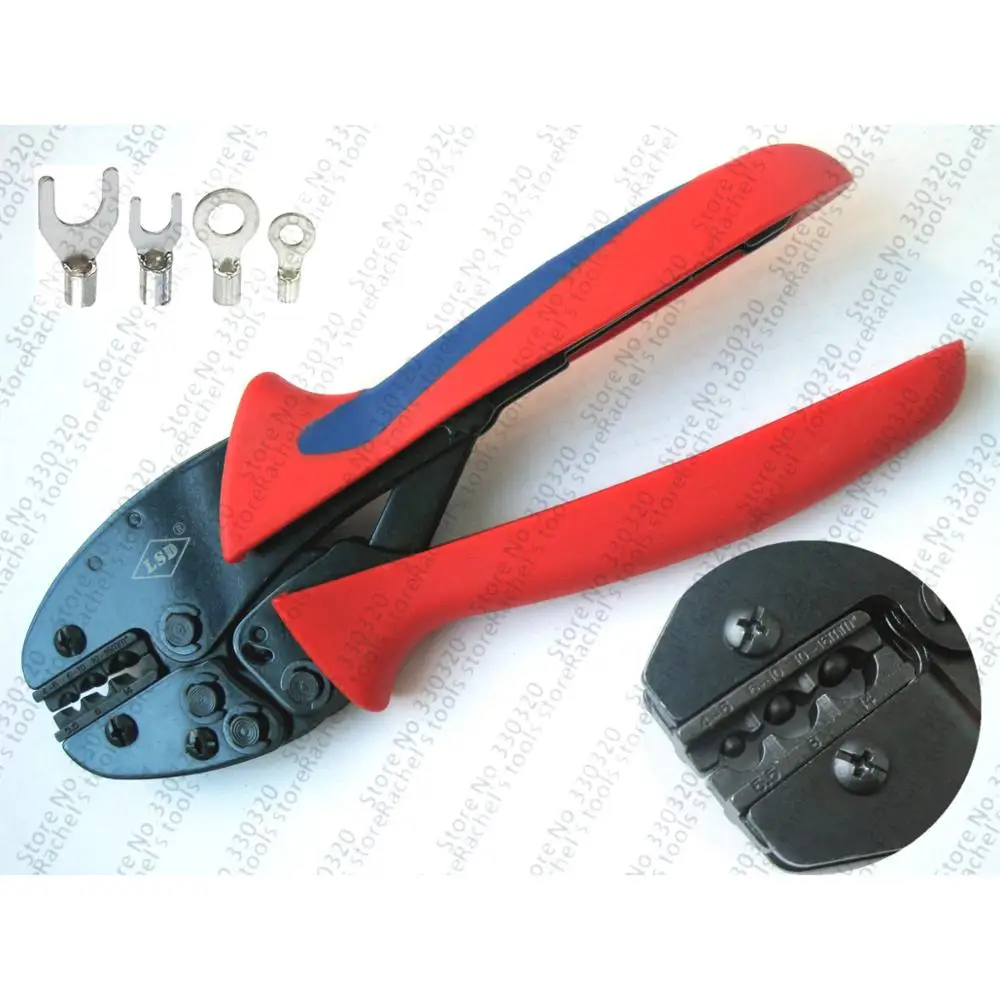 

Hand crimping tools S-616TD crimper for non-insulated terminal lug types 4-16mm2