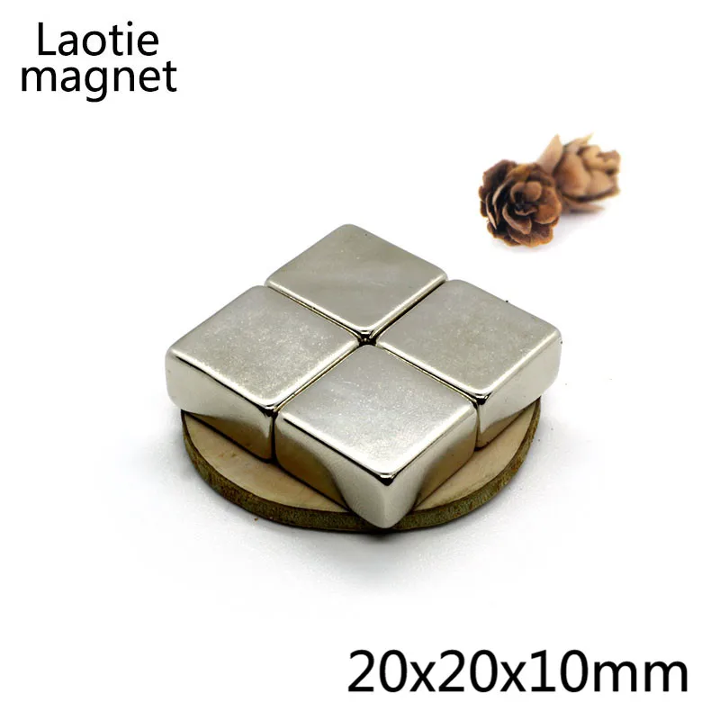 5Pcs 20x20x10mm Block neodymium square strong rare earth