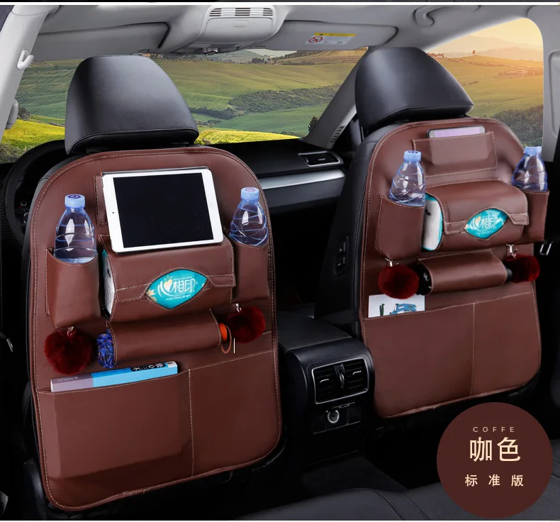 Автомобильный Органайзер на заднее сиденье для автомобиля, держатель для автомобиля с несколькими карманами, многофункциональные аксессуары для автомобиля, сумка