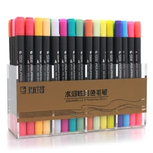 12/24/36/48/80 цветов кисти набор маркеров искусства и графический планшет для рисования манга Twin кончик кисти и тонкими концами) фломастер для скетчей