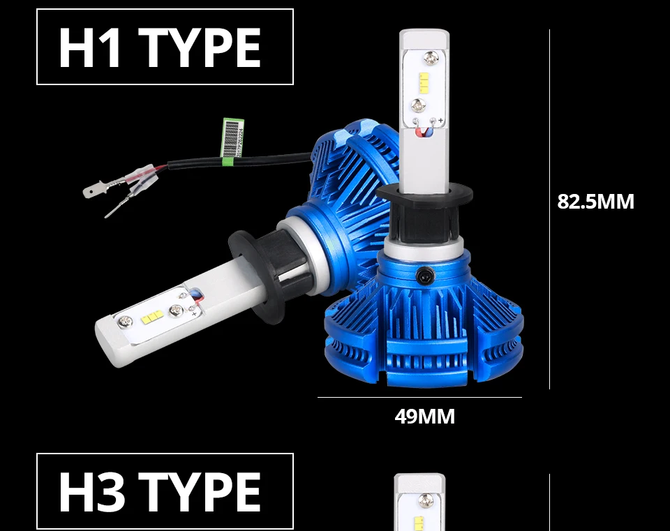 H7 светодиодный автомобиль лампа 12000Lm H3 H1 светодиодный автомобилей головной светильник 9005/HB3 9006/HB4 HIR2 12V зэс чип 6500K 50W 24V светодиодный H4 H11 H8 авто лампа светильник