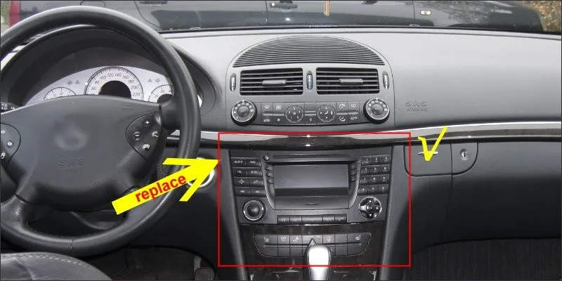 Best Car Radio For Mercedes W211 W209 W463 W219 E200 E220 E240 E270 E280 E300 E320 E350 E400 E420 E55 E500 G350 G500 G55 CLS350 11