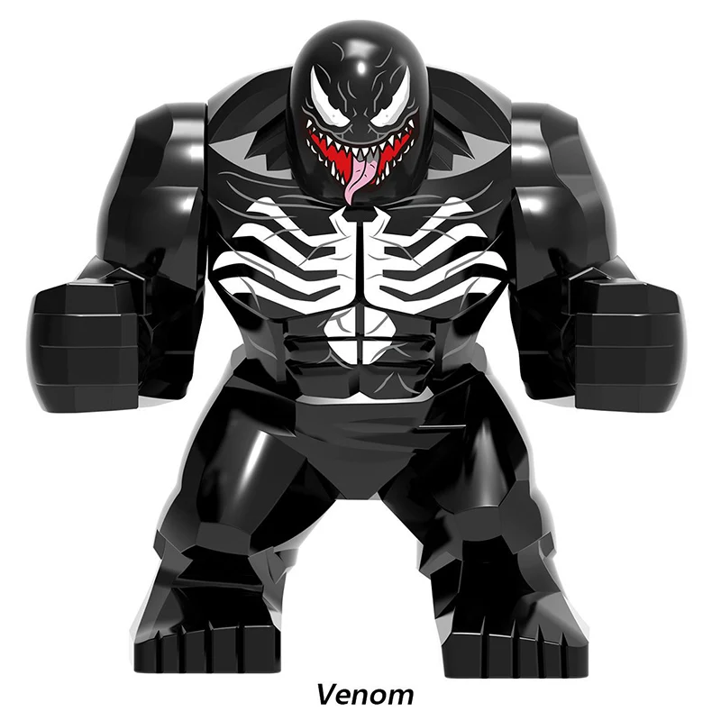 

For Big Size Figures Hulk Clayface Anti-Venom Venom Wolverine Marvel Hero Model Building Blocks Bricks Toys