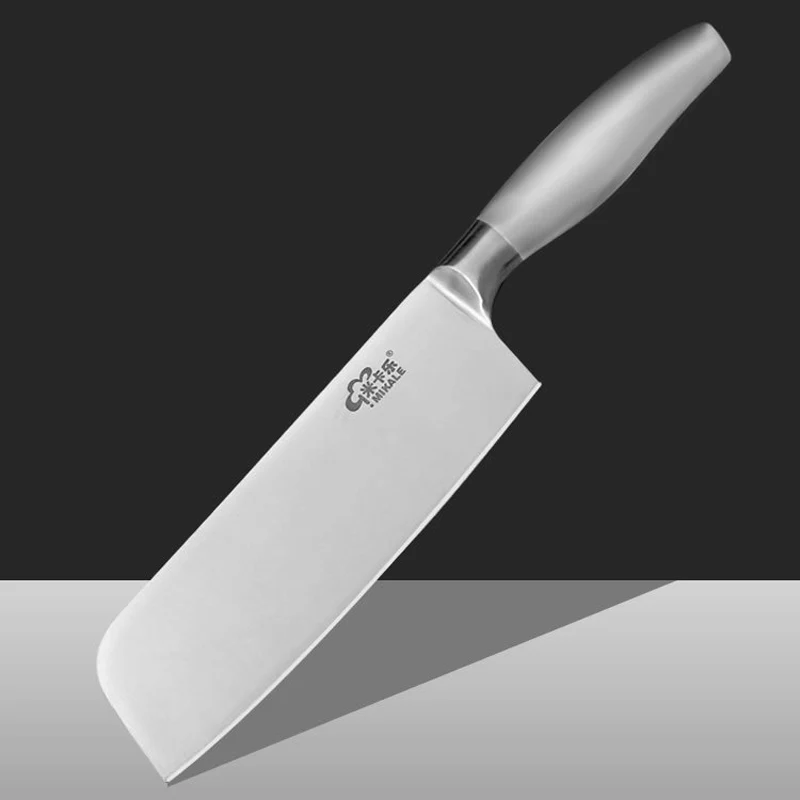 

LDZ Free Shipping High Quality Sharp Chef Knife Full Stainless Steel Cutting Meat Fruit Vegetable Knives Cooking Knives Cleaver
