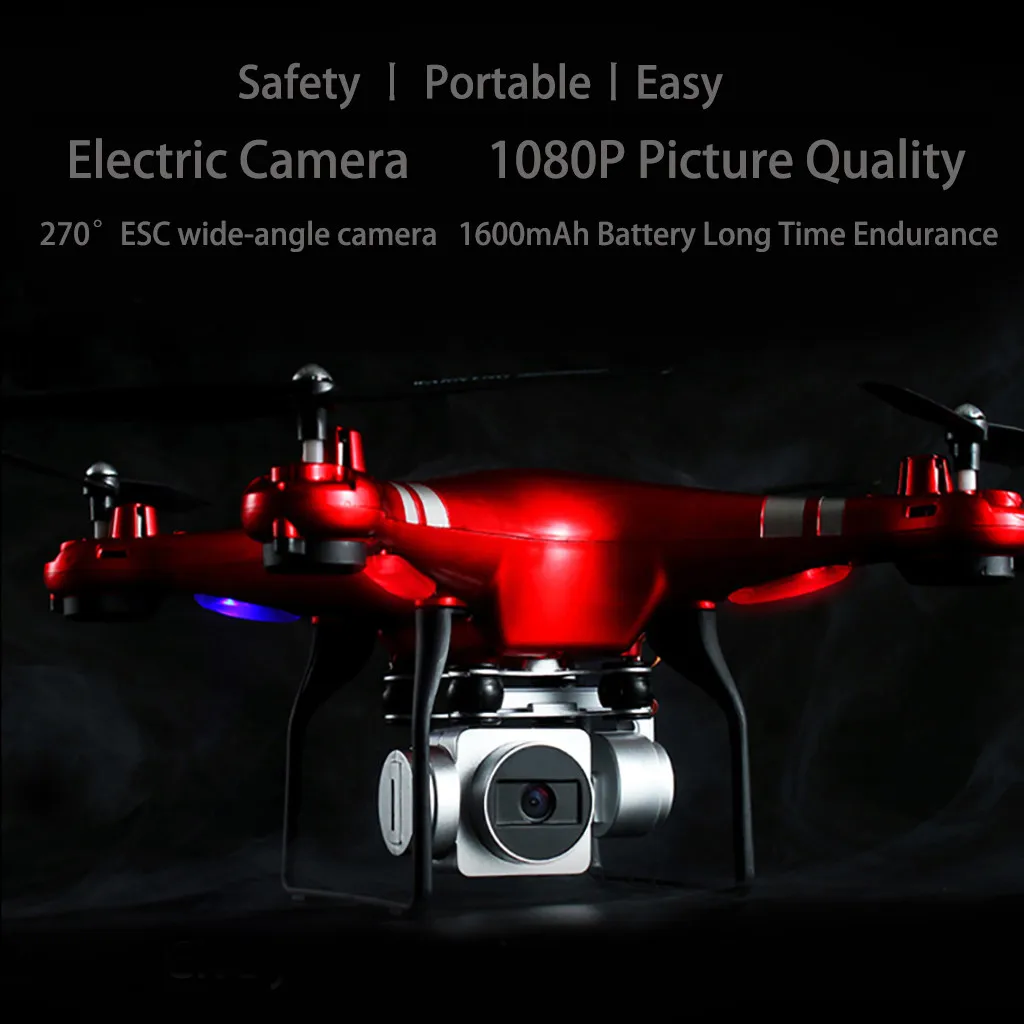 

MUQGEW X52 Adjustable Wide Angle 1080p 5MP HD Camera WiFi FPV Live Quadcopter Drone