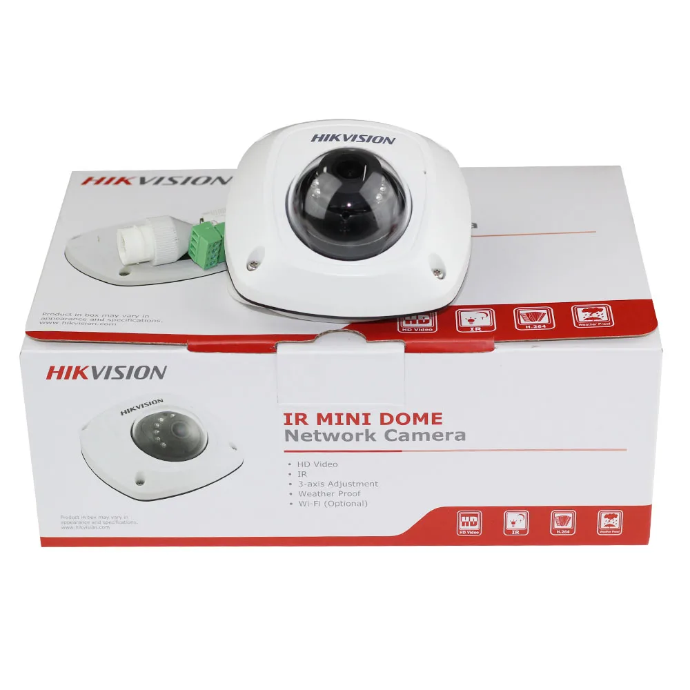 HIKVISION CCTV IP камера DS-2CD2542FWD-IS 4 МП Мини купольная камера Встроенный слот для sd-карты Внутренняя/наружная PoE ip-камера