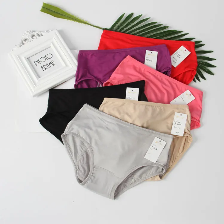 

2019 New Thong Popular Fashion Candy Multicolor Panties Thin Waist Comfortable Elasticity Briefs In Female Physiological Pants