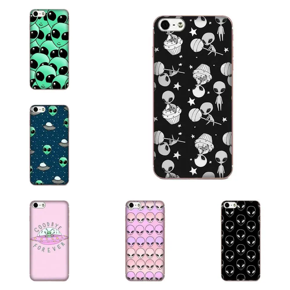 Trippy Alien высококачественный классический чехол для телефона Apple iPhone 4 4S 5 5C 5S SE 6 6S 7 8