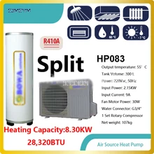 Heat-Pump Water-Heaters Ce Hi-Cop 000BTU Air-Source 8300w-Power HP083 Integrated 28 Without