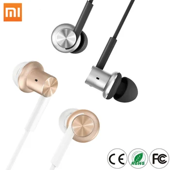 

English version Mi Hybrid Earphone 3.5mm Mi 4 With Microphone Ear Phones Mp3 Mp4 Xiomi Piston phone