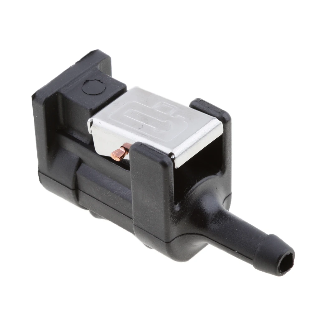 Black Boat Marine Fuel Line Female Engine Connector Fit for Yamaha Outboard Motor 6mm 5/16\'\' Tank Side