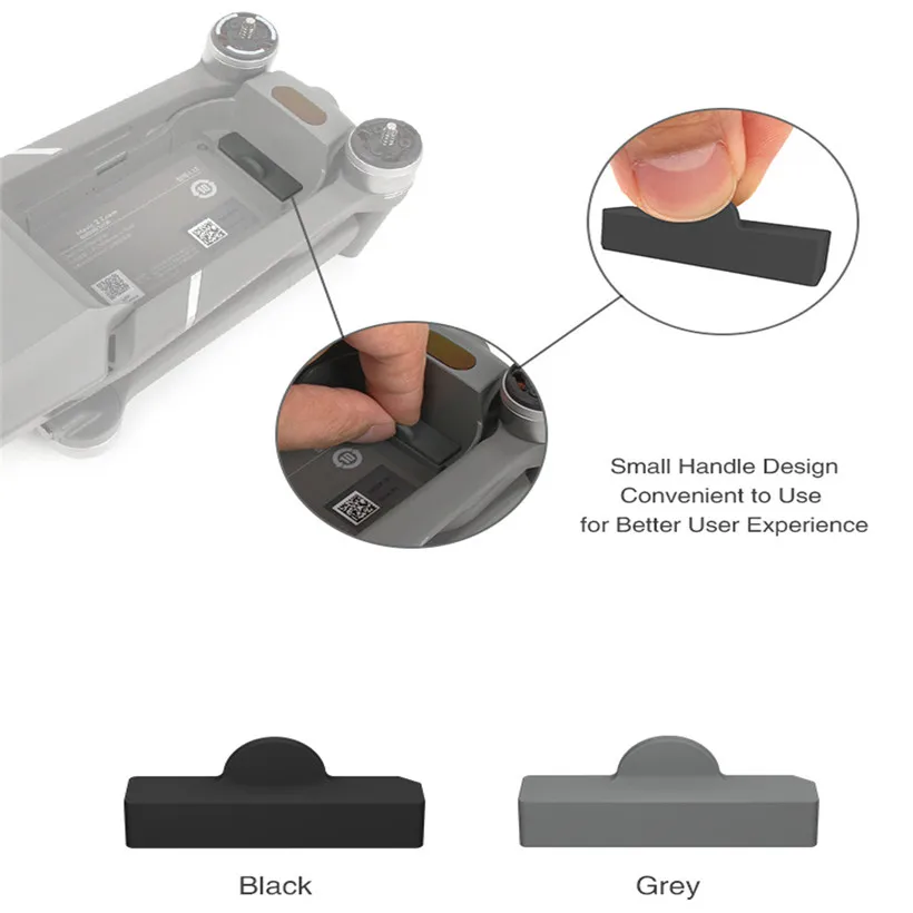 Короткое замыкание предотвращает силиконовая Пылезащитная заглушка батарея защита порта Крышка для DJI Mavic 2 Pro/Zoom 80907